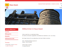 Tablet Screenshot of haus-assen.de